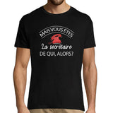 T-shirt Homme Citation OSS117 Secrétaire de Qui Alors? - Planetee