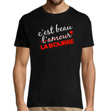 T-shirt Homme c'est beau la bourre - Planetee
