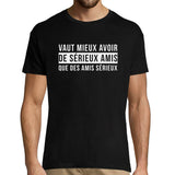 T-shirt Homme Nekfeu Amis Sérieux - Planetee