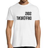 T-shirt Homme Sois différent - Planetee