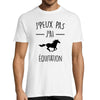 T-shirt Homme Je peux pas j'ai Equitation - Planetee