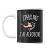 Mug Aéroboxe j'peux pas Noir - Planetee