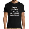 T-shirt homme Serge Retraité - Planetee