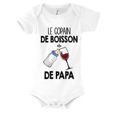 Body bébé Le copain de boisson de papa Vin - Planetee