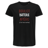 T-shirt homme Batterie C'est ma Routine - Planetee