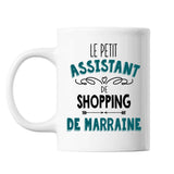 Mug Le Petit Assistant de Shopping de Marraine - Planetee