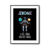 Affiche Prénom Jérome Univers - Planetee