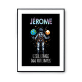 Affiche Prénom Jérome Univers - Planetee