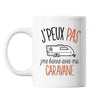 Mug Caravane j'peux pas Blanc - Planetee