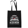 Sac Tote Bag Kick-Boxing Légende tu deviendras Noir - Planetee