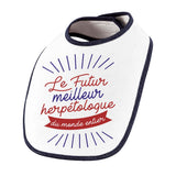 Bavoir bébé Futur meilleur Herpétologue - Planetee