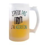 Chope de bière Accordéon j'peux pas accordéoniste - Planetee