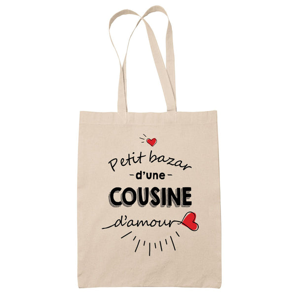 Sac Tote Bag Petit Bazar d'une Cousine d'amour - Planetee