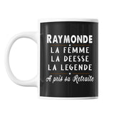 Mug prénom Raymonde cadeau départ retraite - Planetee