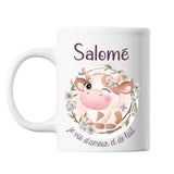 Mug Salomé Amour et Biberon de Lait Vache - Planetee