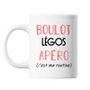 Mug Legos C'est ma Routine Blanc - Planetee