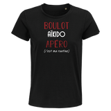 T-shirt femme Aïkido C'est ma Routine - Planetee