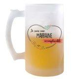 Chope de bière Marraine Irremplaçable - Planetee