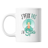 Mug Spa j'peux pas Blanc - Planetee
