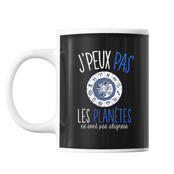 Mug Astrologie j'peux pas Noir - Planetee