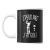 Mug Golf j'peux pas Noir - Planetee