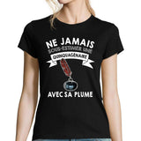 T-shirt femme plume quinquagénaire - Planetee