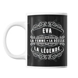 Mug Prénom Eva La Déesse La Légende - Planetee
