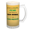 Chope de bière Papa Picard Chauvin et Sans Pression - Planetee