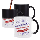 Mug magique Commissionnaire Femme Meilleure de France | Tasse Métier imprimée en France - Planetee