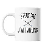 Mug Twirling j'peux pas Blanc - Planetee