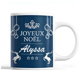 Tasse Noël Alyssa Bleu - Planetee