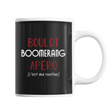 Mug Boomerang C'est ma Routine - Planetee