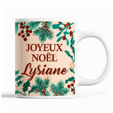 Tasse Noël Lysiane Beige - Planetee