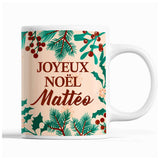 Tasse Noël Mattéo Beige - Planetee
