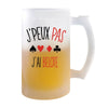 Chope de bière Belote j'peux pas - Planetee