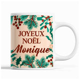 Tasse Noël Monique Beige - Planetee