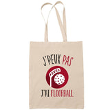 Sac Tote Bag J'peux pas Floorball beige - Planetee