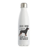 Bouteille Isotherme rottweiler amour - Planetee