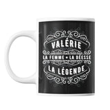 Mug Prénom Valérie La Déesse La Légende - Planetee