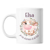 Mug Elsa Amour et Biberon de Lait Vache - Planetee