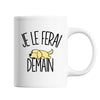 Mug Golden Retriever Je le ferai demain - Planetee