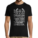 T-shirt Homme Petit Fils Référence Game of Thrones - Planetee