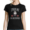T-shirt Femme J'peux pas J'ai Arraché Haltérophilie - Planetee