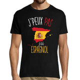 T-shirt Homme Je peux pas j'ai espagnol - Planetee