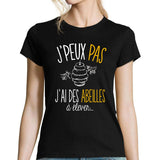 T-shirt femme J'peux pas j'ai des abeilles à élever - Planetee