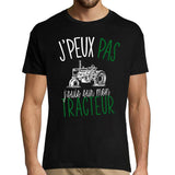 T-shirt homme J'peux pas j'suis sur mon tracteur - Planetee