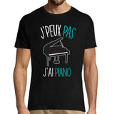 T-shirt homme J'peux pas j'ai piano - Planetee