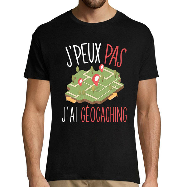 T-shirt homme J'peux pas j'ai géocaching - Planetee