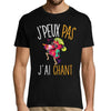 T-shirt homme J'peux pas j'ai chant - Planetee