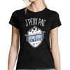 T-shirt Femme Ski de Fond - Planetee